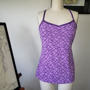 Athletic wear racer back bra top